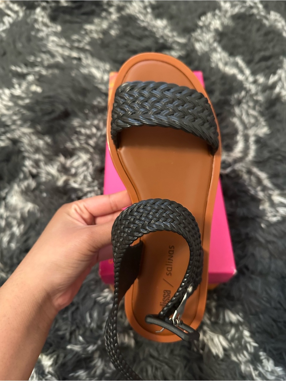 Melissa Woven Double Strap Sandals